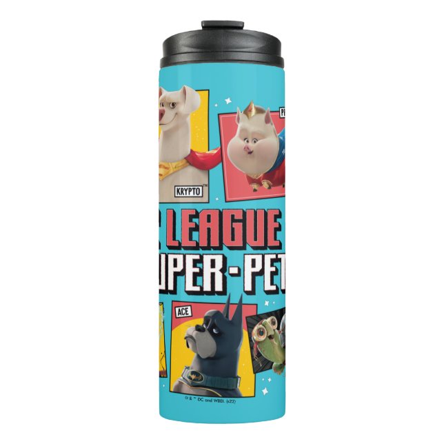 DC Liga der Super-Pets Charakterpanels Thermosbecher (Vorderseite)