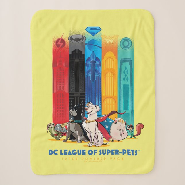 DC Liga der Super-Pets Metropolis Towers Sherpadecke (Vorderseite)