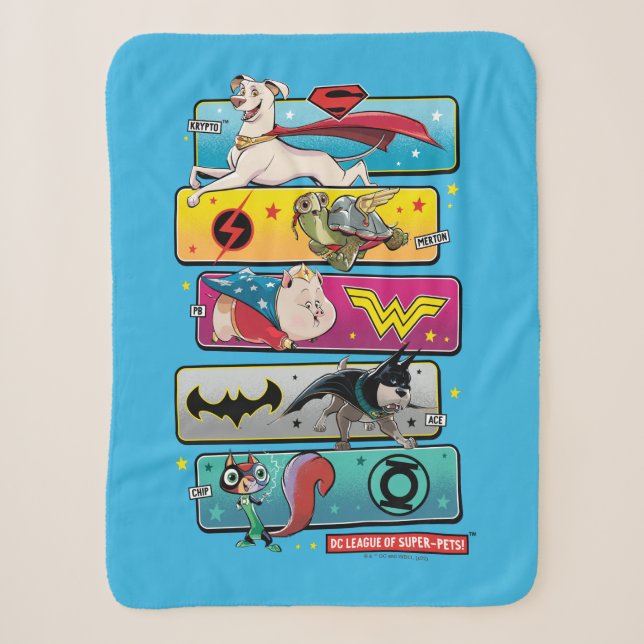 DC Liga der Super-Pets-Panels Sherpadecke (Vorderseite)