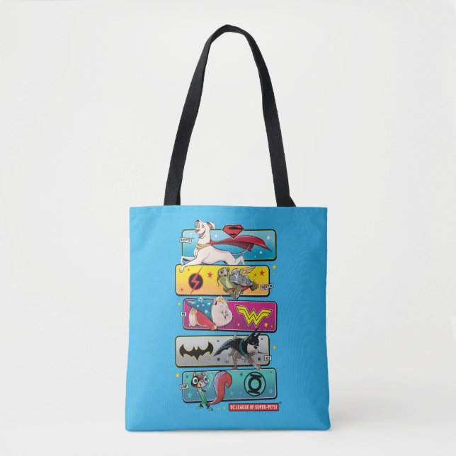 DC Liga der Super-Pets-Panels Tasche (Vorderseite)