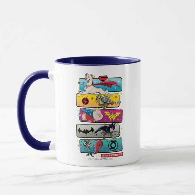 DC Liga der Super-Pets-Panels Tasse (Links)