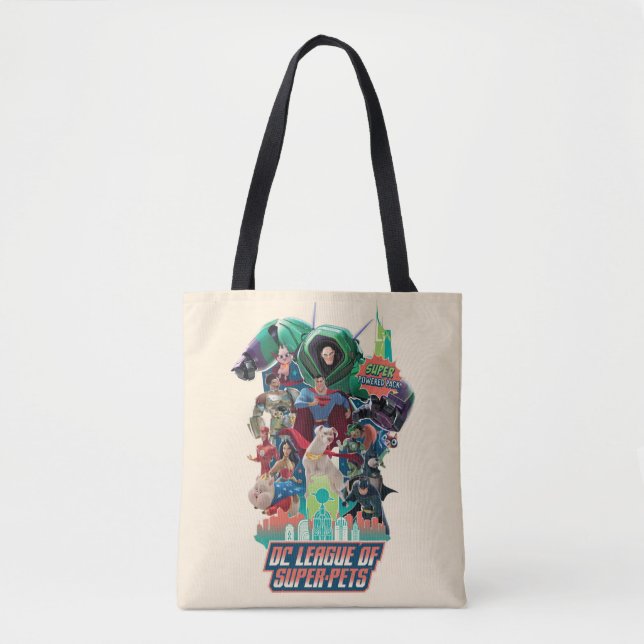 DC Liga der Super-Pets-Schlacht für Metropolis Tasche (Vorderseite)