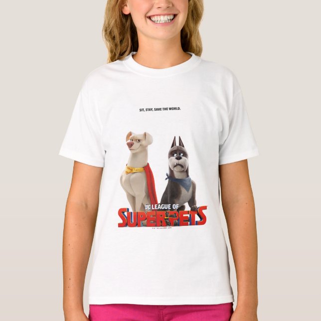 DC Liga der Theaterkunst der Super-Pets T-Shirt (Vorderseite)