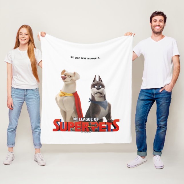 DC Liga der Theaterkunst der Superpets Fleecedecke (Beispiel)
