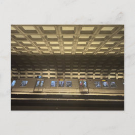 DC-Metro-Zug Postkarte