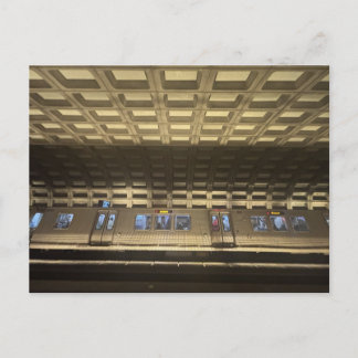 DC-Metro-Zug Postkarte