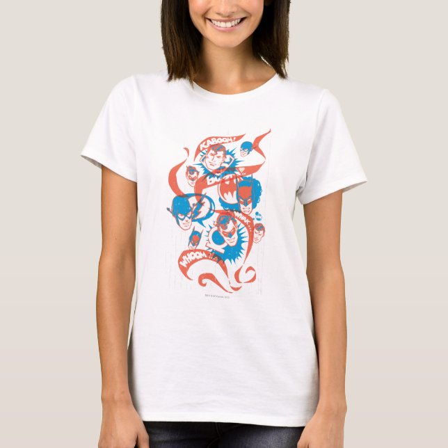 DC Originale - Logo Burst T-Shirt (Vorderseite)