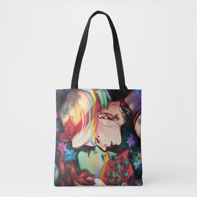 DC Pride Harley Quinn & Poison Ivy Comic Cover Tasche (Vorderseite)