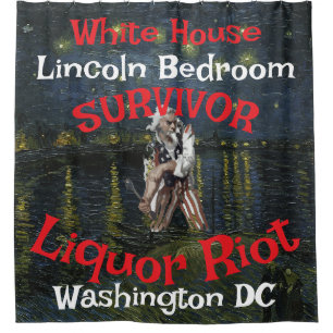DC Riot Trump Duschvorhang 52 53 54 55 56 57 58