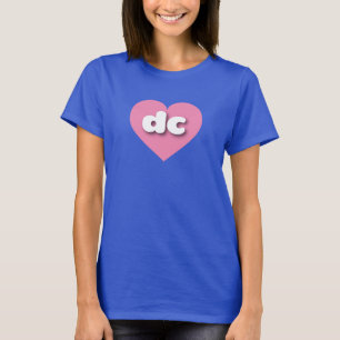 dc rosa Herz - I Liebe T-Shirt