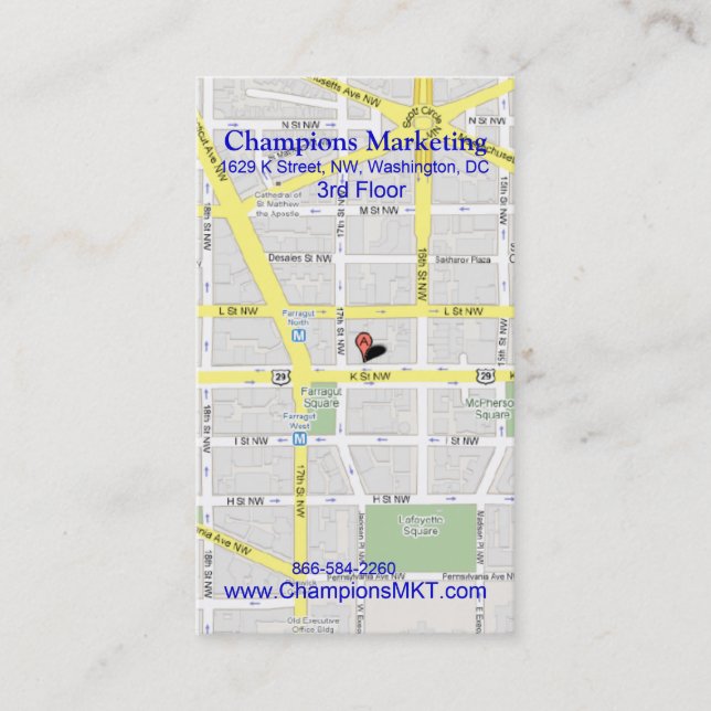 DC-Sitzung etikettiert 4 Visitenkarte (Vorderseite)