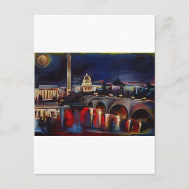 DC Skyline Postkarte (Vorderseite)