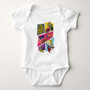 DC Super Hero Girls Action Panels Baby Strampler