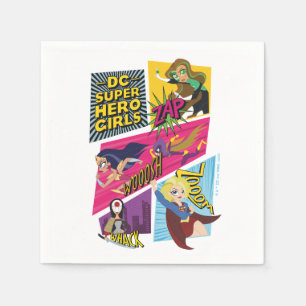 DC Super Hero Girls Action Panels Serviette