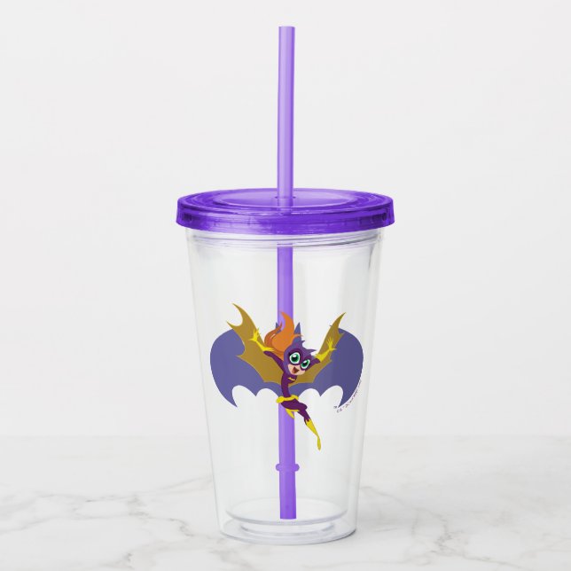 DC Super Hero Girls Batgirl Acryltrinkbecher (Vorderseite)