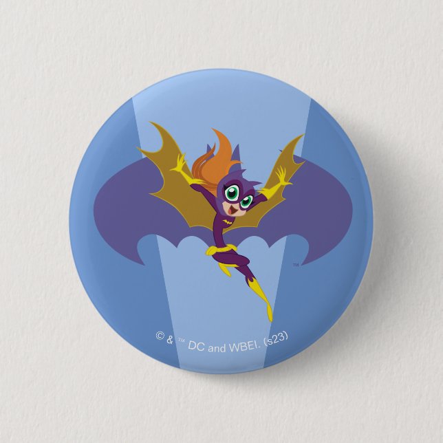 DC Super Hero Girls Batgirl Button (Vorderseite)