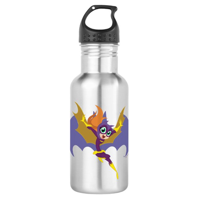 DC Super Hero Girls Batgirl Edelstahlflasche (Vorderseite)