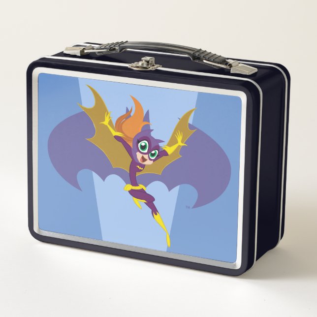 DC Super Hero Girls Batgirl Metall Brotdose (Vorderseite)
