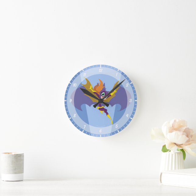 DC Super Hero Girls Batgirl Runde Wanduhr (Zuhause)