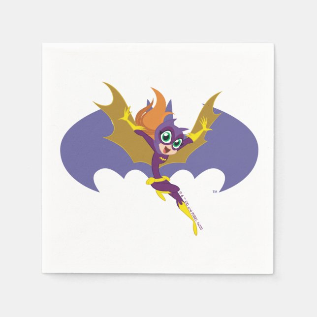 DC Super Hero Girls Batgirl Serviette (Vorderseite)