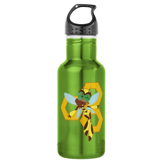 DC Super Hero Girls Bumble Bee Edelstahlflasche (Vorderseite)