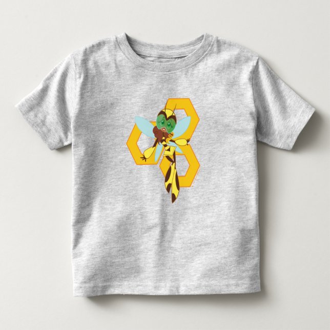 DC Super Hero Girls Bumble Bee Kleinkind T-shirt (Vorderseite)