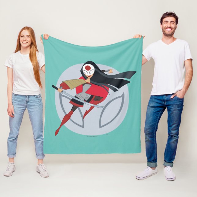 DC Super Hero Girls Katana Fleecedecke (Beispiel)
