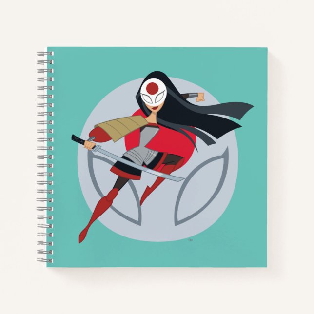DC Super Hero Girls Katana Notizbuch (Vorderseite)