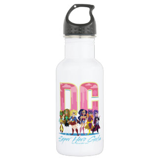 DC Super Hero Girls Lineup Edelstahlflasche