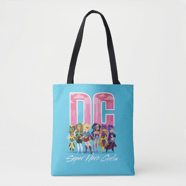 DC Super Hero Girls Lineup Tasche (Vorderseite)