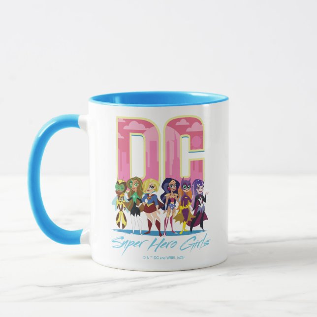 DC Super Hero Girls Lineup Tasse (Links)