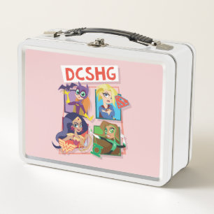DC Super Hero Girls Quartett Metall Brotdose