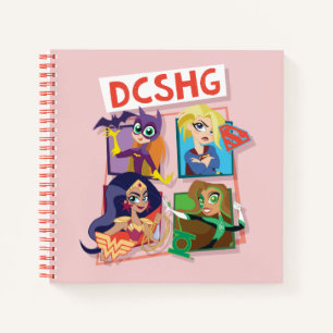 DC Super Hero Girls Quartett Notizbuch