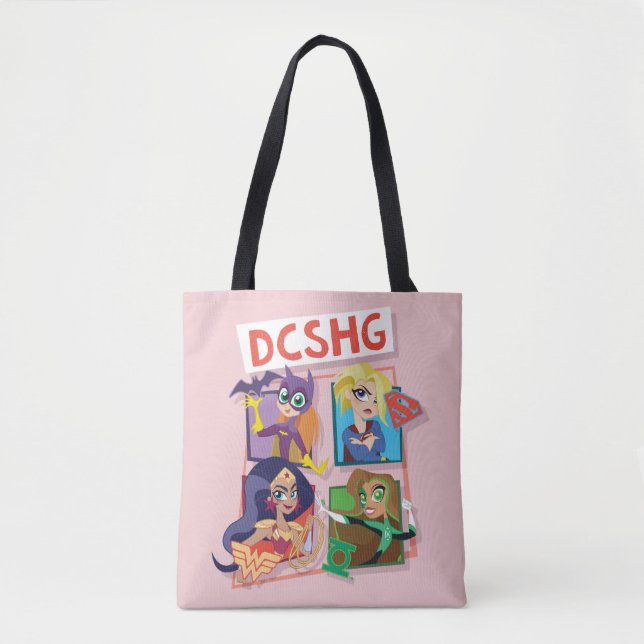 DC Super Hero Girls Quartett Tasche (Vorderseite)