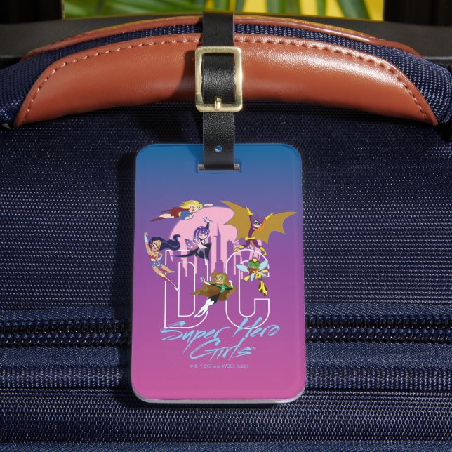 DC Super Hero Girls Skyline Gepäckanhänger (Vorderseite Insitu 2)