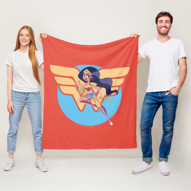 DC Super Hero Girls Wonder Woman Fleecedecke (Beispiel)
