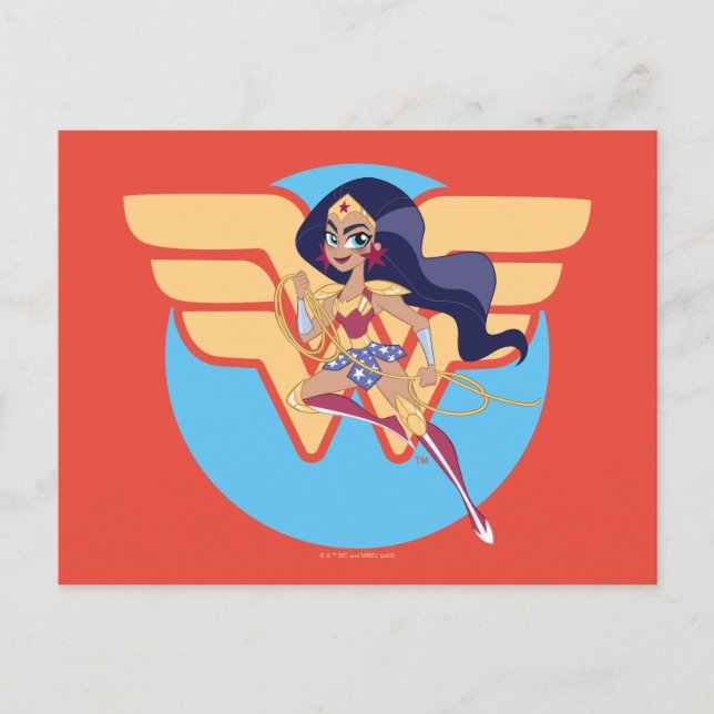 DC Super Hero Girls Wonder Woman Postkarte (Vorderseite)