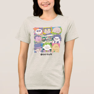 DC Super-Schurken-Bedrohung der Gesellschaft Club- Tri-Blend Shirt