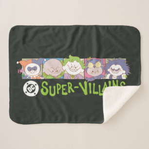 DC-Super-Schurken-Cartoon-Lineup Sherpadecke