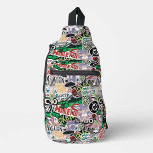 DC-Super-Schurken-Cartoon-Muster Crossbody Bag