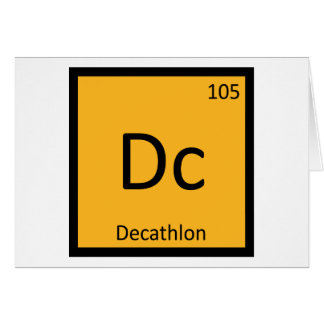 Dc - Symbol für Track- und Feldchemie von Decathlo