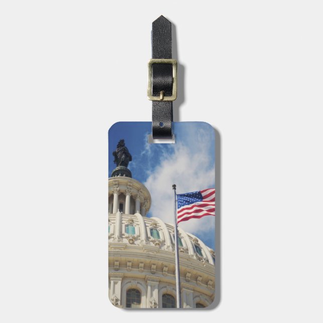 DC USA-, Kolumbien, Washington, Gepäckanhänger (Vorderseite vertikal)
