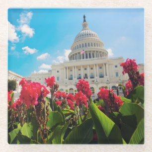 DC USA-, Washington, Hauptstadts-Gebäude Glasuntersetzer