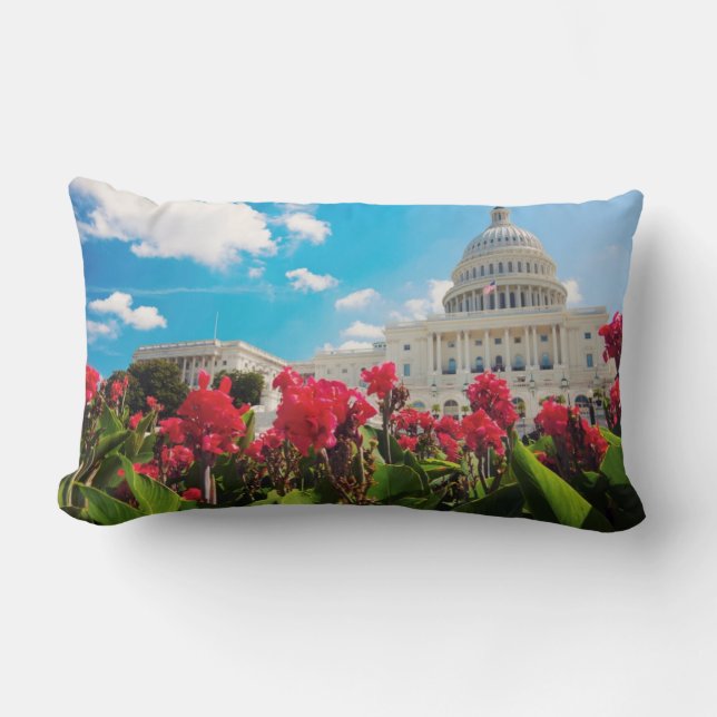 DC USA-, Washington, Hauptstadts-Gebäude Lendenkissen (Vorderseite)