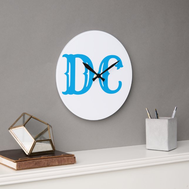 DC (Washington DC) Große Wanduhr (Büro)