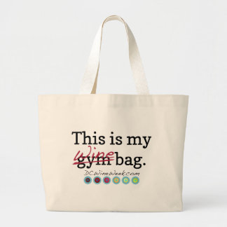 DC-Wein-Woche: Dieses ist meine Wein-Tasche Jumbo Stoffbeutel