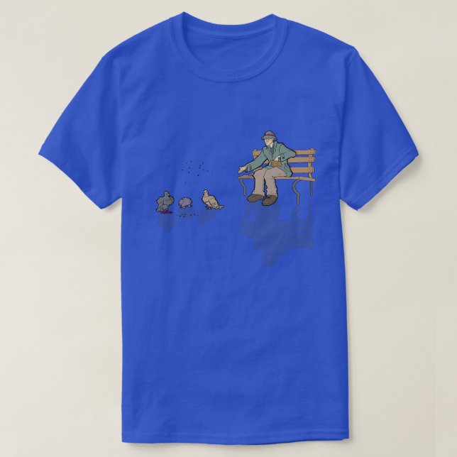 DCP fütternd Tauben 2 T-Shirt (Design vorne)
