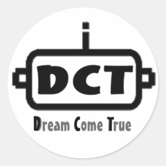 DCT Logo Runder Aufkleber