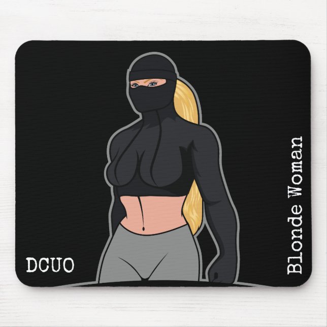 DCUO Blonde Woman Mousepad (Vorne)
