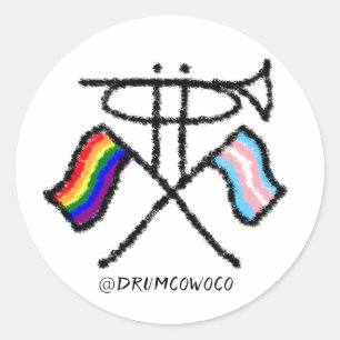 DCWC Marche Avec Stickers Fierté